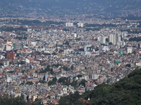 A General View Of The Kathmandu Valley After Overnight Rainfall Which Brought In Clear Weather Conditions On 31 July, 2024 In, Nepal. (