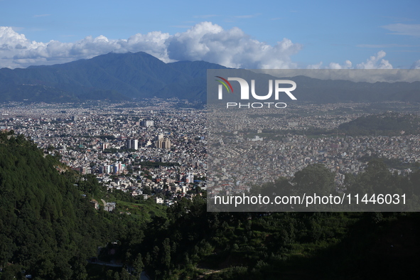 A General View Of The Kathmandu Valley After Overnight Rainfall Which Brought In Clear Weather Conditions On 31 July, 2024 In, Nepal. 