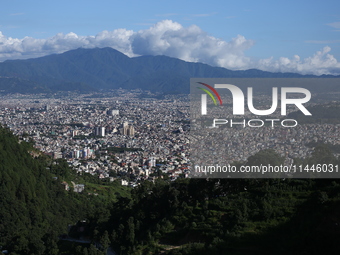 A General View Of The Kathmandu Valley After Overnight Rainfall Which Brought In Clear Weather Conditions On 31 July, 2024 In, Nepal. (