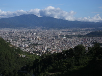 A General View Of The Kathmandu Valley After Overnight Rainfall Which Brought In Clear Weather Conditions On 31 July, 2024 In, Nepal. (