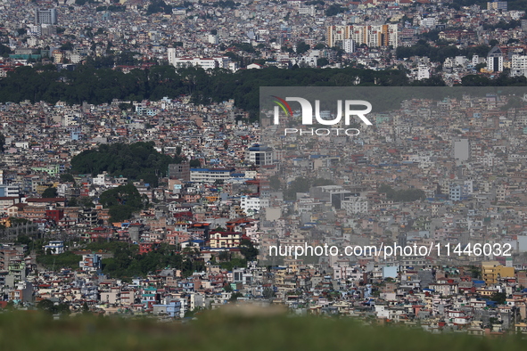 A General View Of The Kathmandu Valley After Overnight Rainfall Which Brought In Clear Weather Conditions On 31 July, 2024 In, Nepal. 