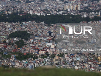 A General View Of The Kathmandu Valley After Overnight Rainfall Which Brought In Clear Weather Conditions On 31 July, 2024 In, Nepal. (