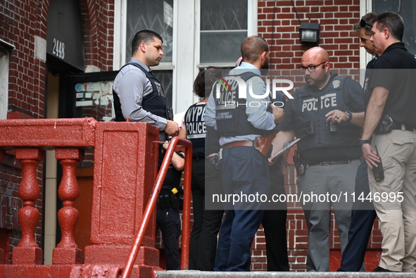 A 34-year-old male is being stabbed in the chest and killed in Bronx, New York, United States, on July 31, 2024. At approximately 1:37 p.m....