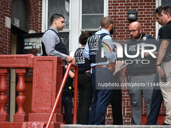 A 34-year-old male is being stabbed in the chest and killed in Bronx, New York, United States, on July 31, 2024. At approximately 1:37 p.m....