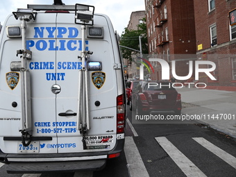 A 34-year-old male is being stabbed in the chest and killed in Bronx, New York, United States, on July 31, 2024. At approximately 1:37 p.m....