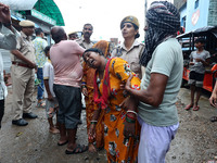 Family members are mourning after three people drowned in rainwater that entered the basement of their house due to heavy rainfall in the VK...