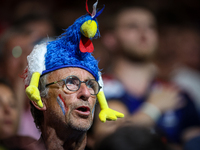 Fans of the France team are gathering before the Men's Preliminary Round Group B match between France and Egypt on day five of the Olympic G...