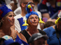 Fans of the France team are gathering before the Men's Preliminary Round Group B match between France and Egypt on day five of the Olympic G...