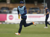 Durham's James Minto is playing during the Metro Bank One Day Cup match between Durham County Cricket Club and Somerset at the Seat Unique R...