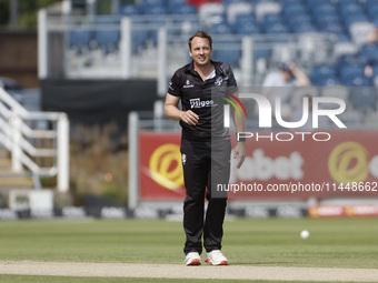 Josh Davey of Somerset is playing during the Metro Bank One Day Cup match between Durham County Cricket Club and Somerset at the Seat Unique...