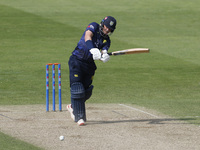 Scott Borthwick is batting during the Metro Bank One Day Cup match between Durham County Cricket Club and Somerset at the Seat Unique Rivers...