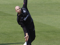 Somerset's Jack Leach is bowling during the Metro Bank One Day Cup match between Durham County Cricket Club and Somerset at the Seat Unique...