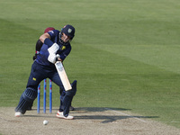 Scott Borthwick is batting during the Metro Bank One Day Cup match between Durham County Cricket Club and Somerset at the Seat Unique Rivers...