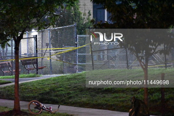 One person is being killed, and one person is being critically injured in a shooting outside a recreation center in Washington, DC, United S...