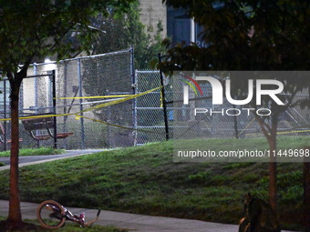 One person is being killed, and one person is being critically injured in a shooting outside a recreation center in Washington, DC, United S...