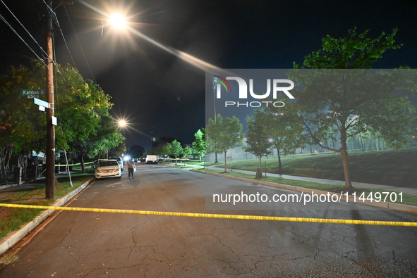 One person is being killed, and one person is being critically injured in a shooting outside a recreation center in Washington, DC, United S...