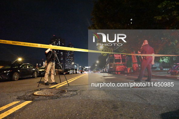 A 47-year-old male is being shot and killed in Bronx, New York, United States, on August 2, 2024. At approximately 6:53 pm, Friday evening,...