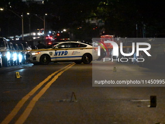 A 47-year-old male is being shot and killed in Bronx, New York, United States, on August 2, 2024. At approximately 6:53 pm, Friday evening,...