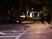 One person is dying and one person is being critically injured in a vehicle collision in Bronx, New York, United States, on August 3, 2024....