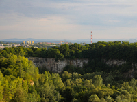 View of the city from the Krakus Mound in Krakow, Poland, on August 1, 2024. (