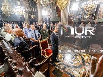 President of Cyprus Nikos Christodoulides is attending the memorial service for Archbishop Makarios III, the first president of the Republic...