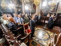 President of Cyprus Nikos Christodoulides is attending the memorial service for Archbishop Makarios III, the first president of the Republic...