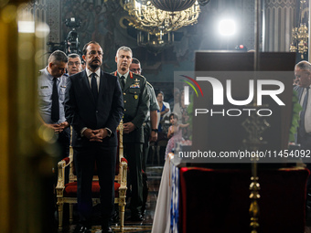 President of Cyprus Nikos Christodoulides is attending the memorial service for Archbishop Makarios III, the first president of the Republic...