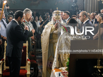 President of Cyprus Nikos Christodoulides is attending the memorial service for Archbishop Makarios III, the first president of the Republic...