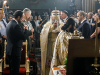 President of Cyprus Nikos Christodoulides is attending the memorial service for Archbishop Makarios III, the first president of the Republic...