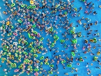 People are enjoying the cool water at a water park in Nanjing, China, on August 4, 2024. (