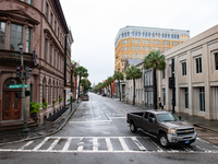 Tropical Storm Debby dropped inches of rain in Charleston, SC, causing businesses to close and prepare for flooding on August 6, 2024. (