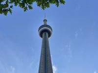 The CN Tower is standing in Toronto, Ontario, Canada, on June 12, 2024. (