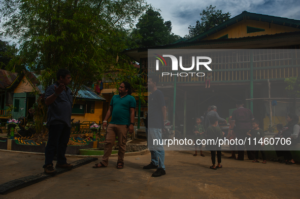 The residents of the Matfa village (Majelis Taqlim Fardhu Ain) in Langkat, North Sumatra, Indonesia, on August 06, 2024, are actively implem...