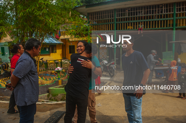 The residents of the Matfa village (Majelis Taqlim Fardhu Ain) in Langkat, North Sumatra, Indonesia, on August 06, 2024, are actively implem...