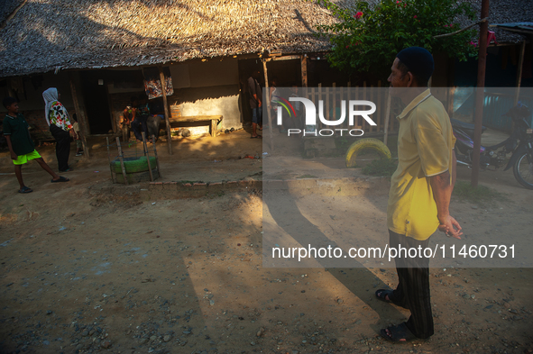 The residents of the Matfa village (Majelis Taqlim Fardhu Ain) in Langkat, North Sumatra, Indonesia, on August 06, 2024, are actively implem...