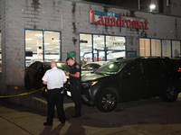 One person is being killed and another is being injured after a stabbing inside a laundromat in Bronx, New York, United States, on August 8,...