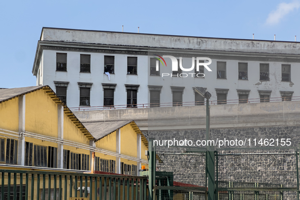 ''Help us, we can't take it anymore.'' These are the cries that are being heard outside the Poggioreale prison in Naples, Italy, on August 8...