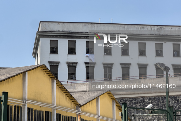 ''Help us, we can't take it anymore.'' These are the cries that are being heard outside the Poggioreale prison in Naples, Italy, on August 8...