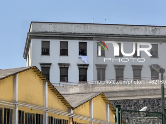 ''Help us, we can't take it anymore.'' These are the cries that are being heard outside the Poggioreale prison in Naples, Italy, on August 8...