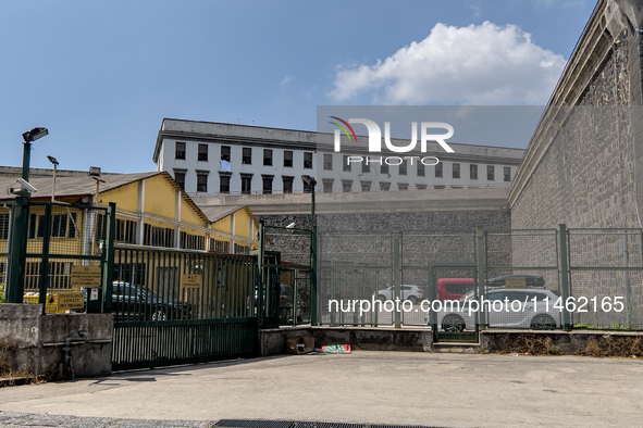 ''Help us, we can't take it anymore.'' These are the cries that are being heard outside the Poggioreale prison in Naples, Italy, on August 8...