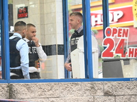 One person is being killed and one person is being injured in a stabbing inside a laundromat in Bronx, New York, United States, on August 8,...