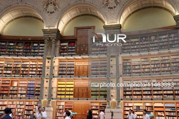 A view of Huawei Sanyapo Library in Dongguan, China, on August 8, 2024. 