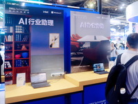 Dell Technologies Group is exhibiting at 2024WAIC in Shanghai, China, on July 5, 2024. Dell is setting up an AI industry assistant and offic...