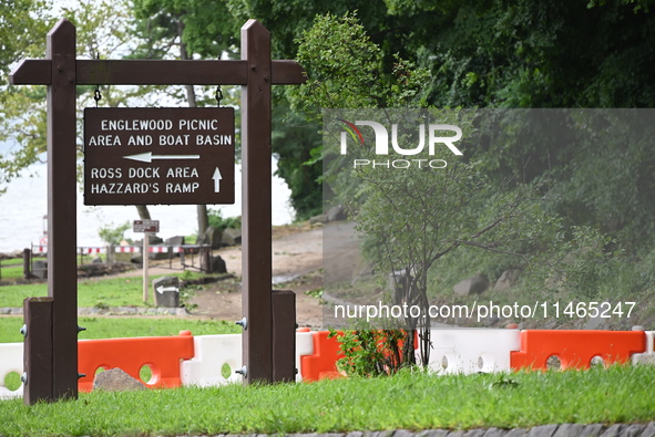 Severe weather and remnants of Tropical Storm Debby are wreaking havoc at Palisades Interstate Park, closing down the Englewood Picnic Area...