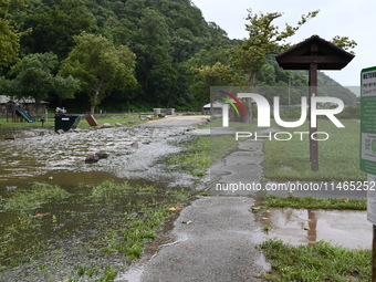 Severe weather and remnants of Tropical Storm Debby are wreaking havoc at Palisades Interstate Park, closing down the Englewood Picnic Area...