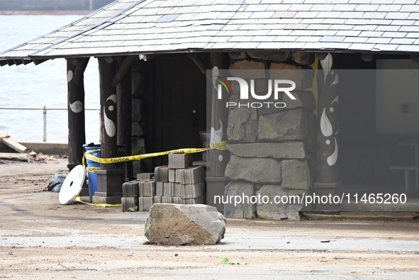 Severe weather and remnants of Tropical Storm Debby are wreaking havoc at Palisades Interstate Park, closing down the Englewood Picnic Area...