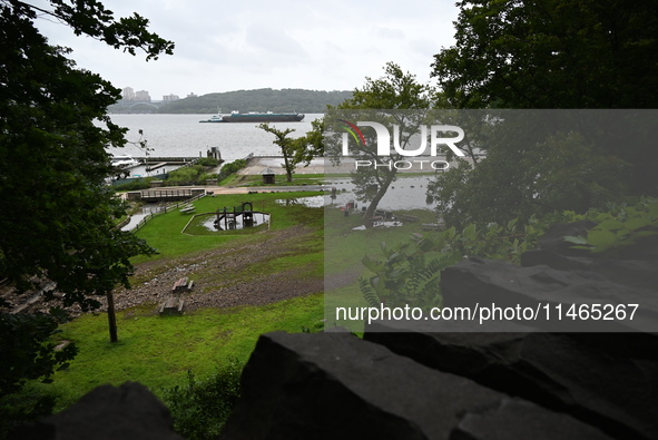 Severe weather and remnants of Tropical Storm Debby are wreaking havoc at Palisades Interstate Park, closing down the Englewood Picnic Area...