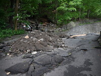 Severe weather and remnants of Tropical Storm Debby are wreaking havoc at Palisades Interstate Park, closing down the Englewood Picnic Area...