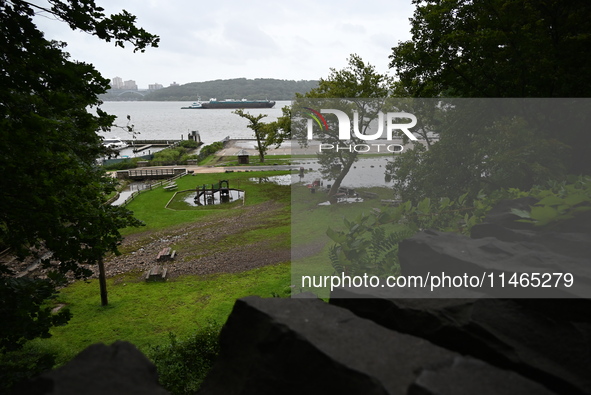 Severe weather and remnants of Tropical Storm Debby are wreaking havoc at Palisades Interstate Park, closing down the Englewood Picnic Area...