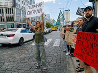 Activists are holding the Don't Be Silent. Captivity Kills! rally to support Ukrainian prisoners of war of the Mariupol Garrison as well as...